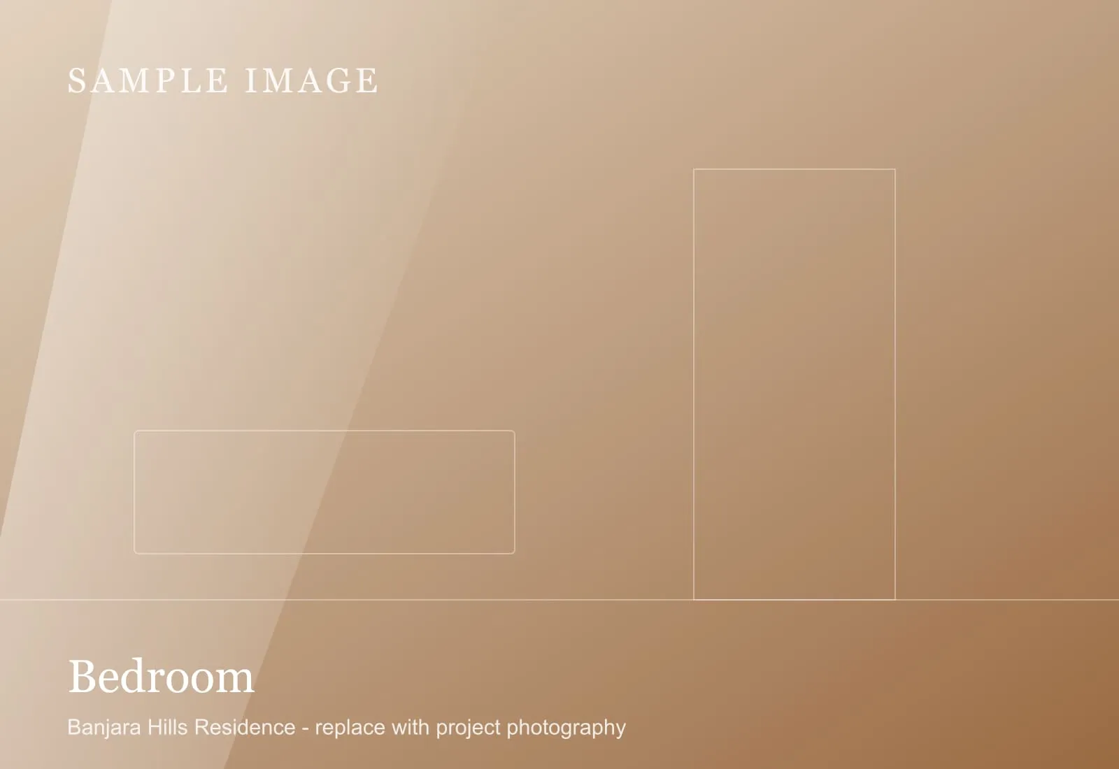 Bedroom of the Banjara Hills Residence, sample image 1