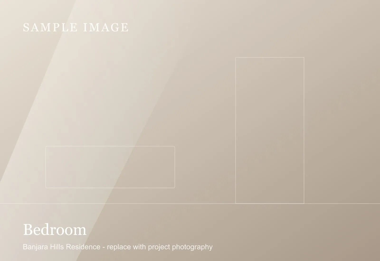 Bedroom of the Banjara Hills Residence, sample image 2