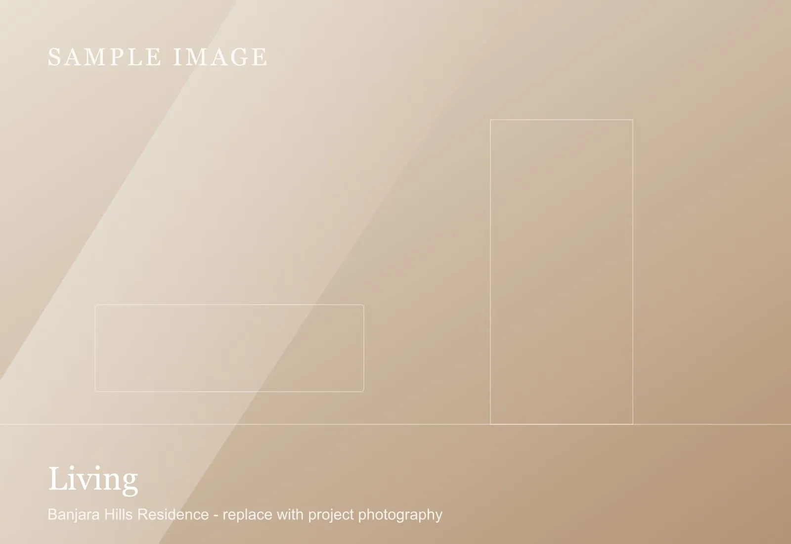 Living of the Banjara Hills Residence, sample image 2