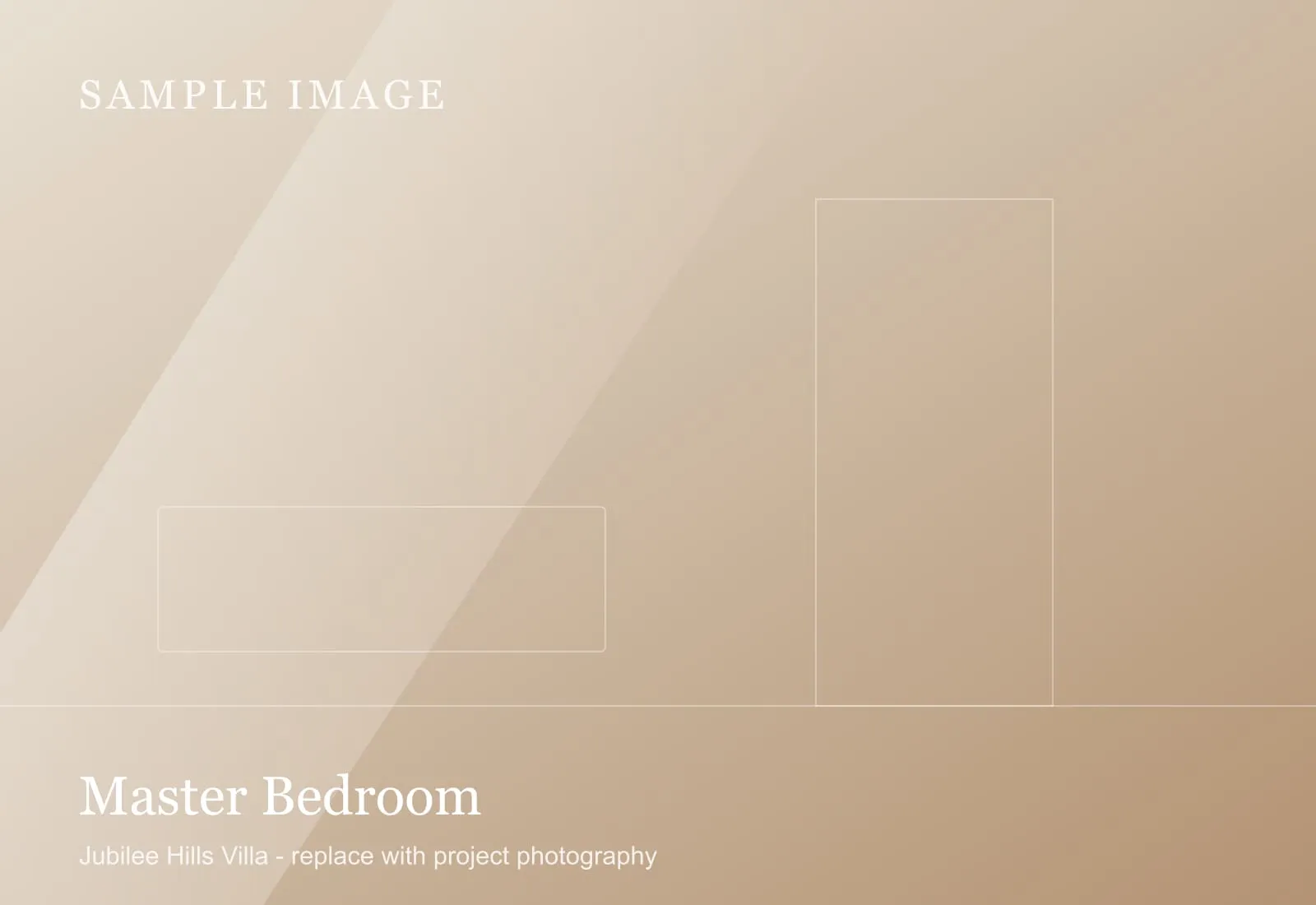 Master Bedroom of the Jubilee Hills Villa, sample image 1