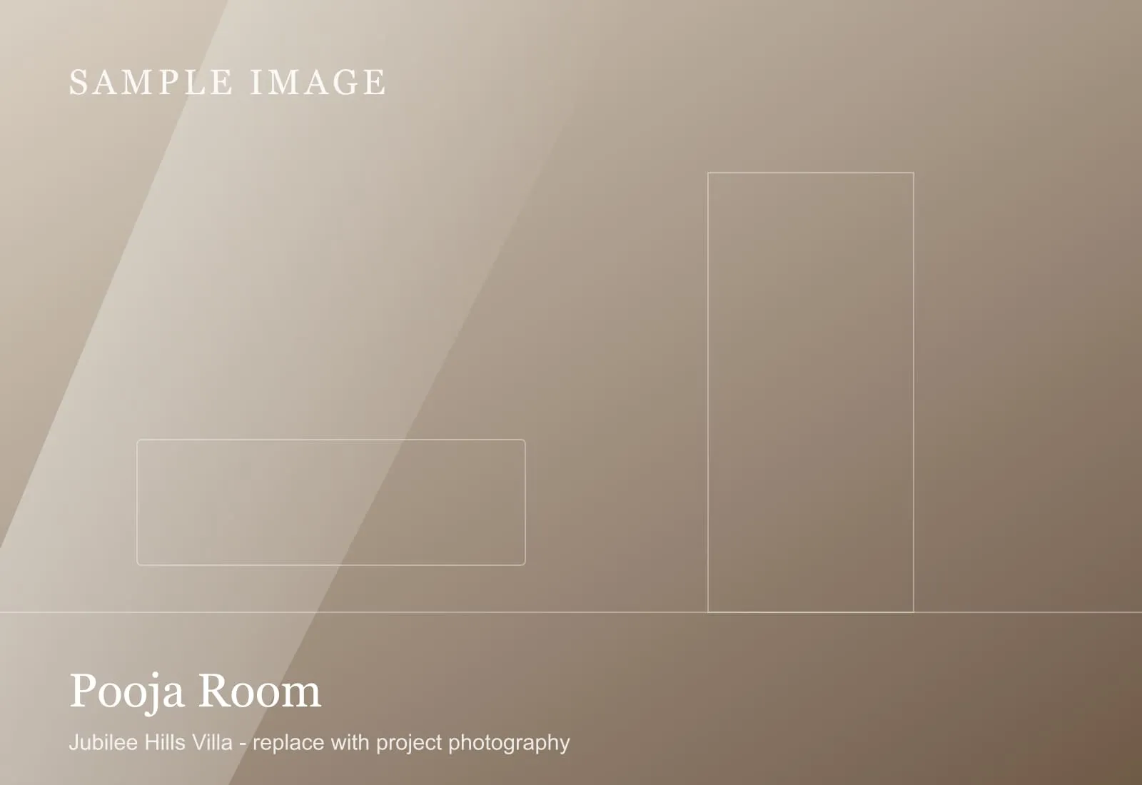 Pooja Room of the Jubilee Hills Villa, sample image 1
