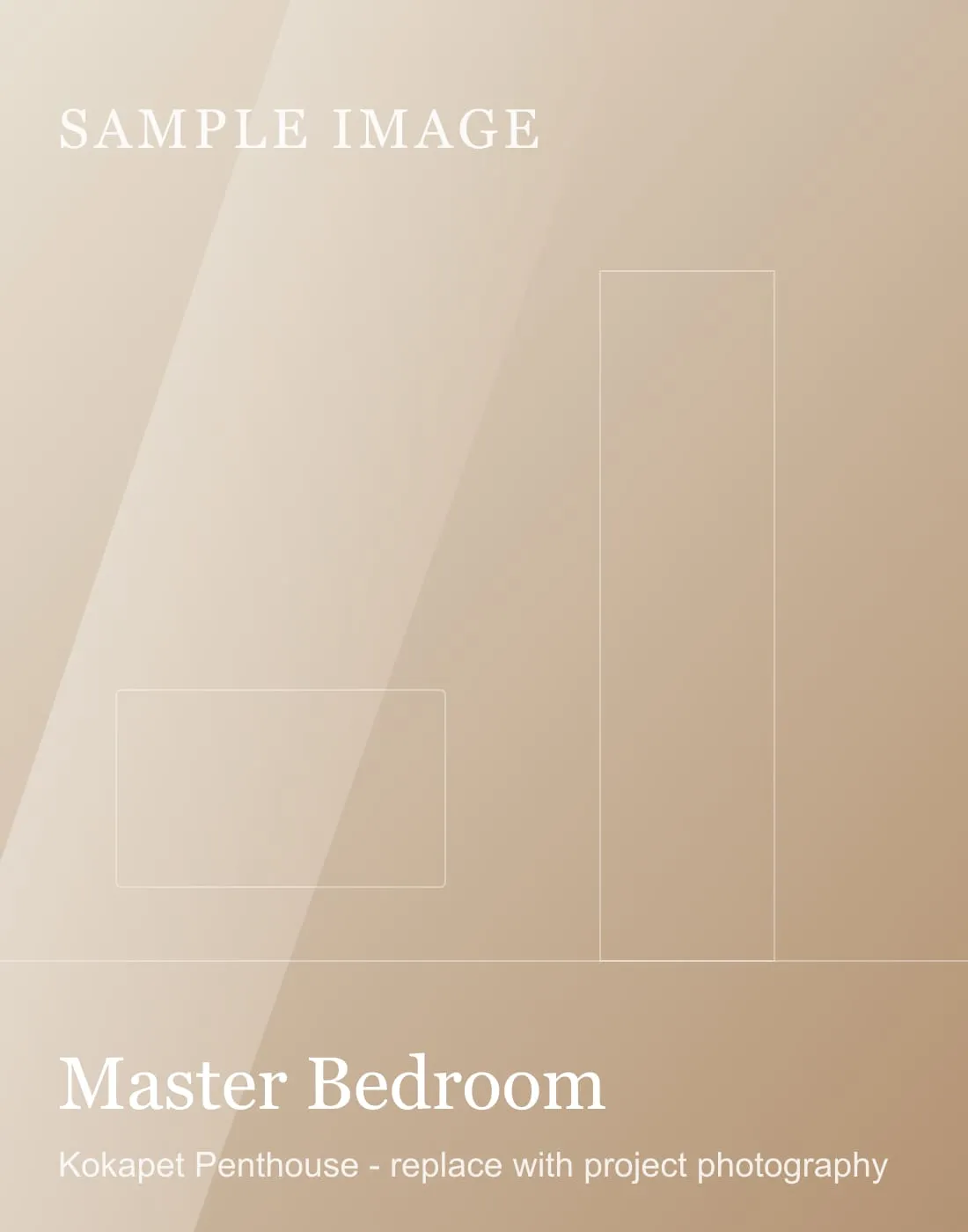 Master Bedroom of the Kokapet Penthouse, sample image 2