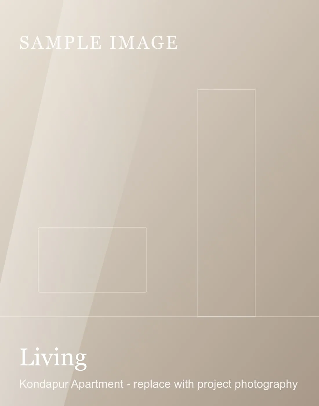 Living of the Kondapur Apartment, sample image 2